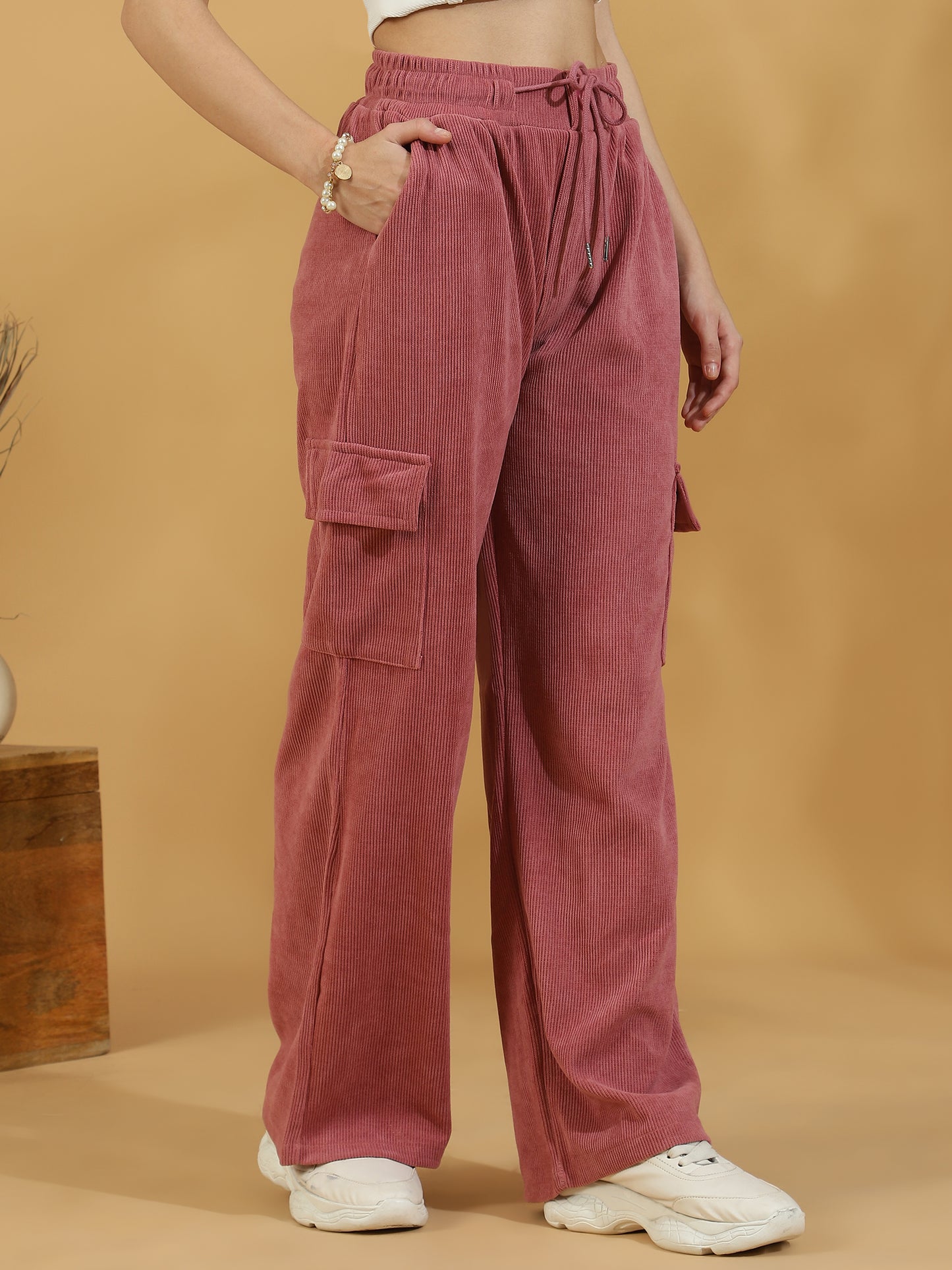 Corduroy Cargo (Pink)