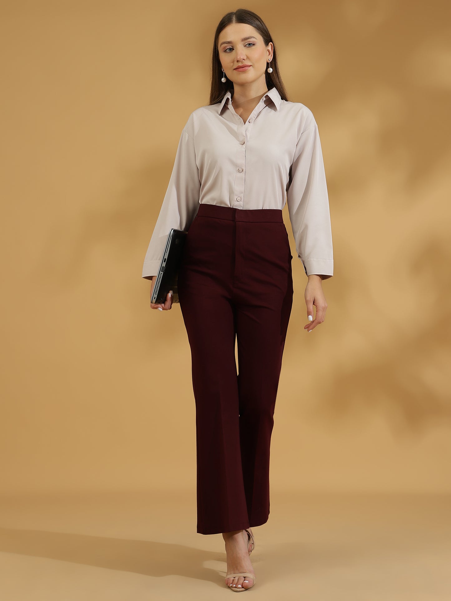 Buttersoft Korean Shirt (Light Beige)