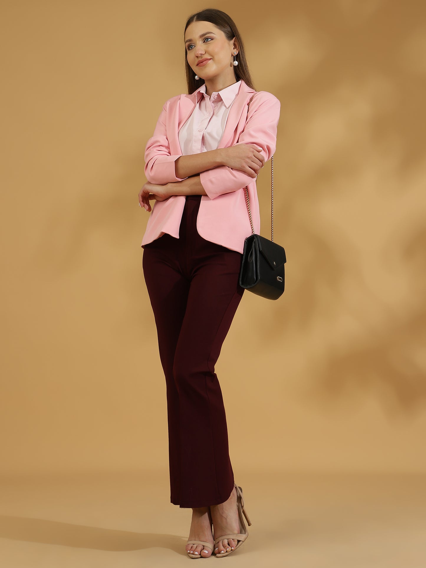 Tailored Elite Blazer (Baby Pink)