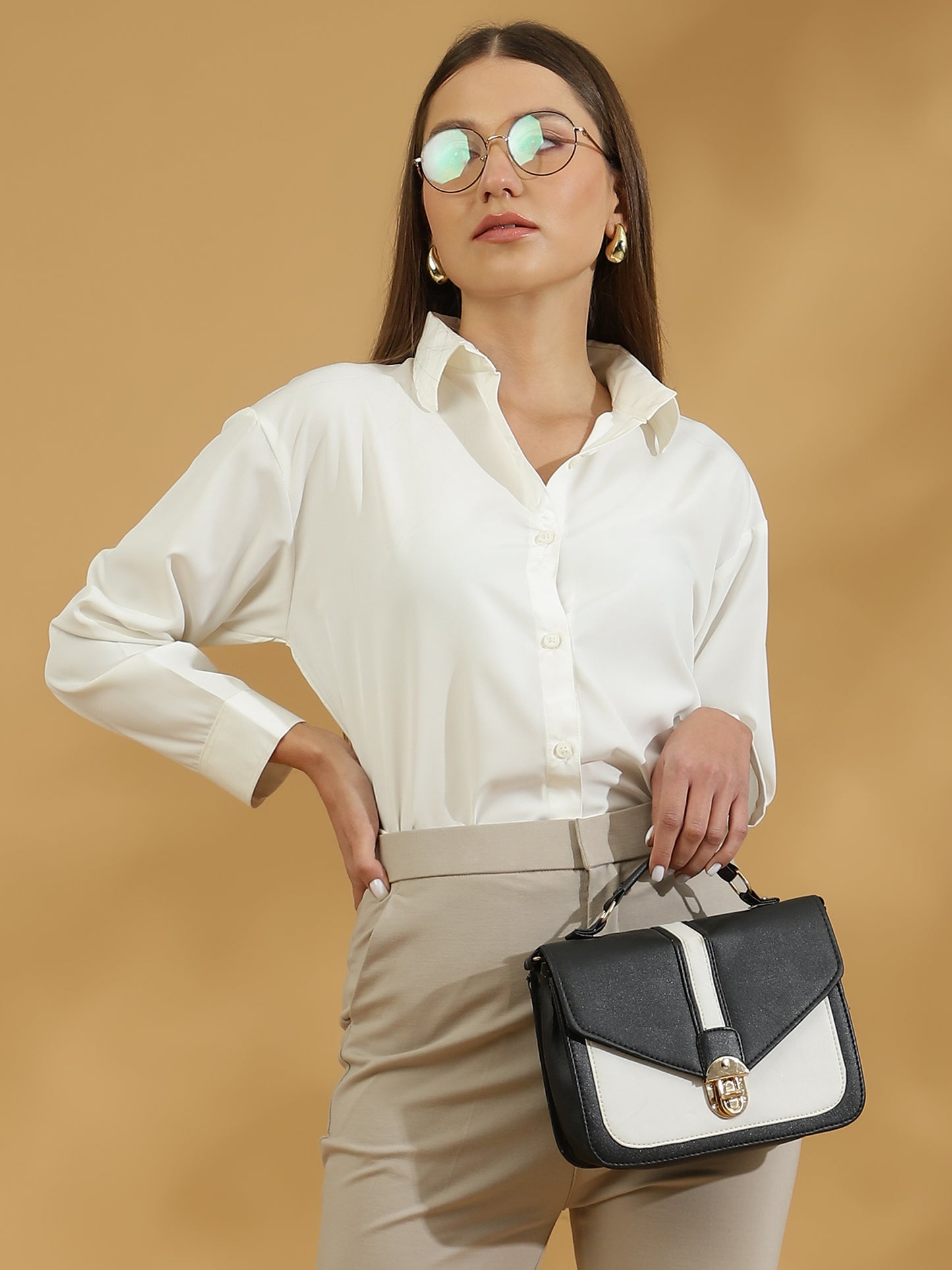 Buttersoft Korean Shirt (Off White)