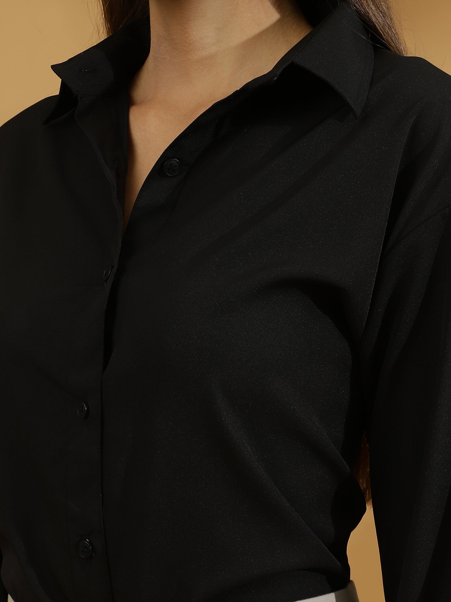 Buttersoft Korean Shirt (Black)