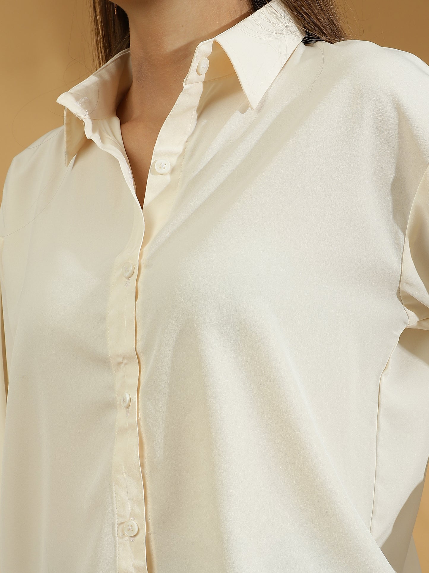 Buttersoft Korean Shirt (Cream)