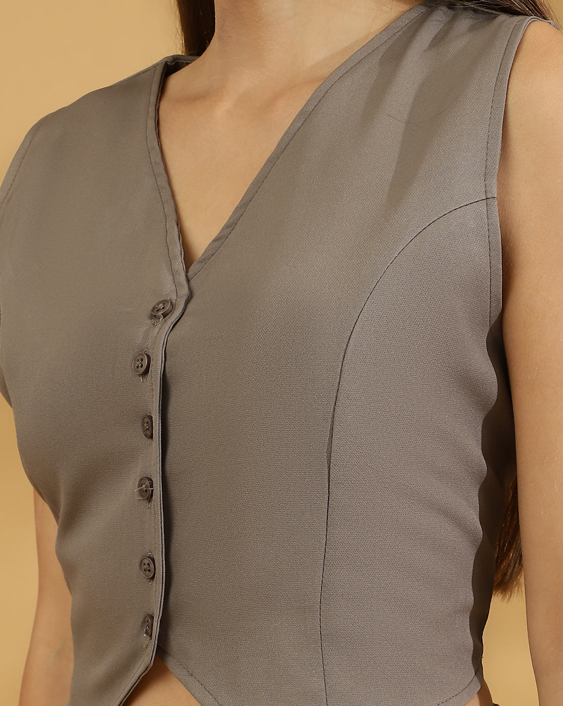 Elegant Matching Vest and Trouser (Grey)