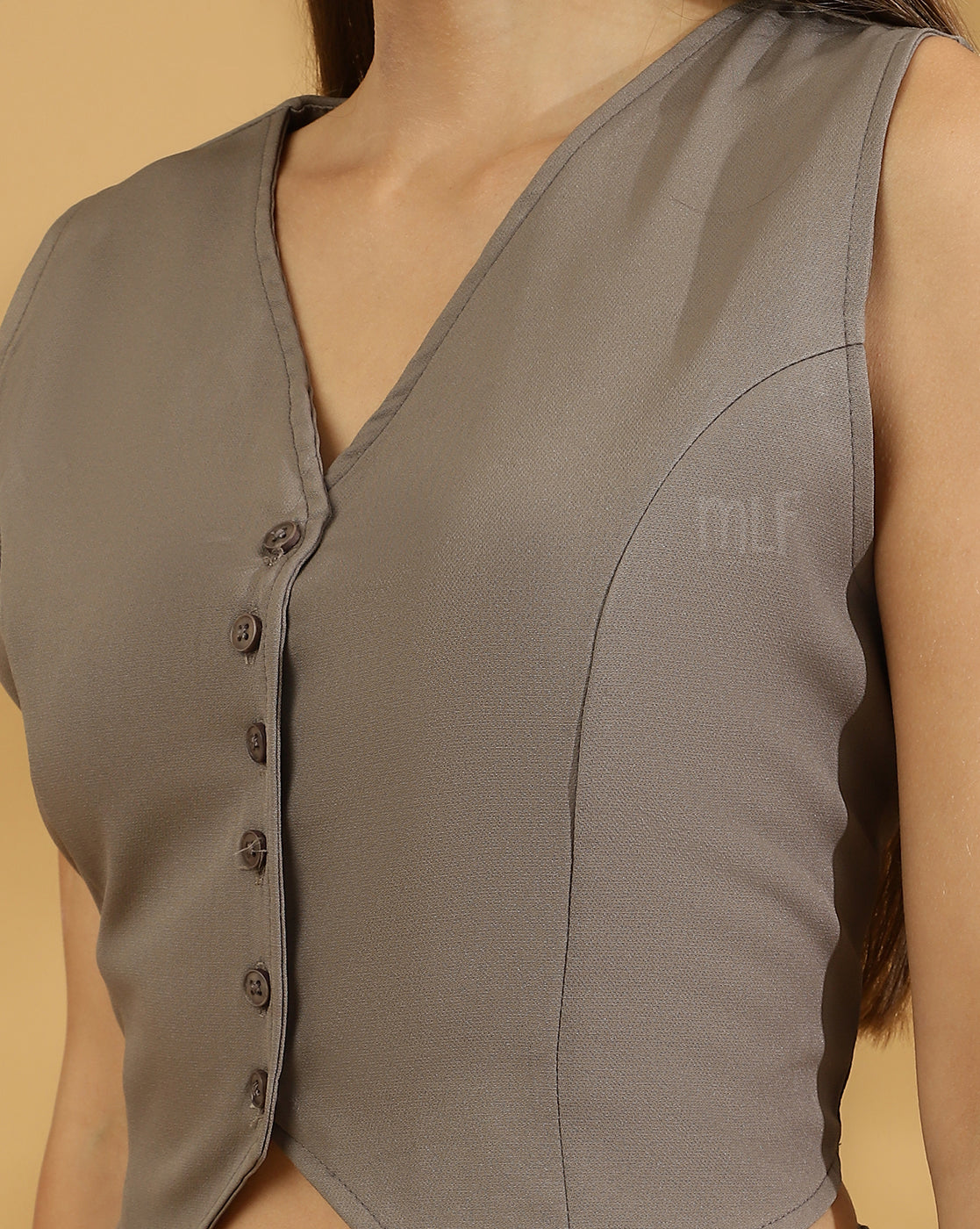 Elegant Matching Vest and Trouser (Grey)