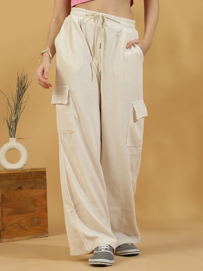 Corduroy Cargo (White)