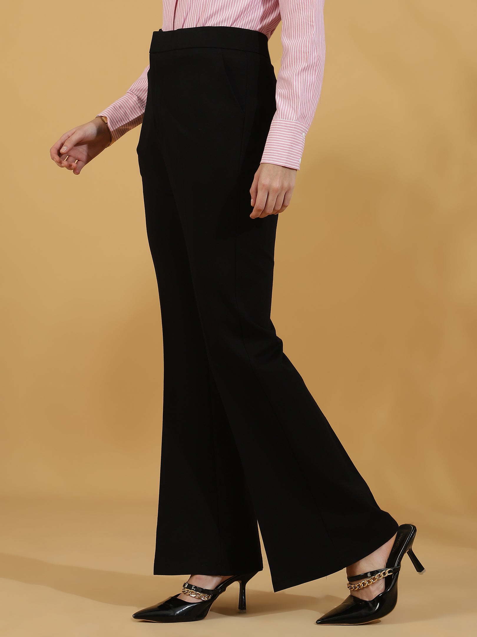 Bootcut Korean Pants (Black)