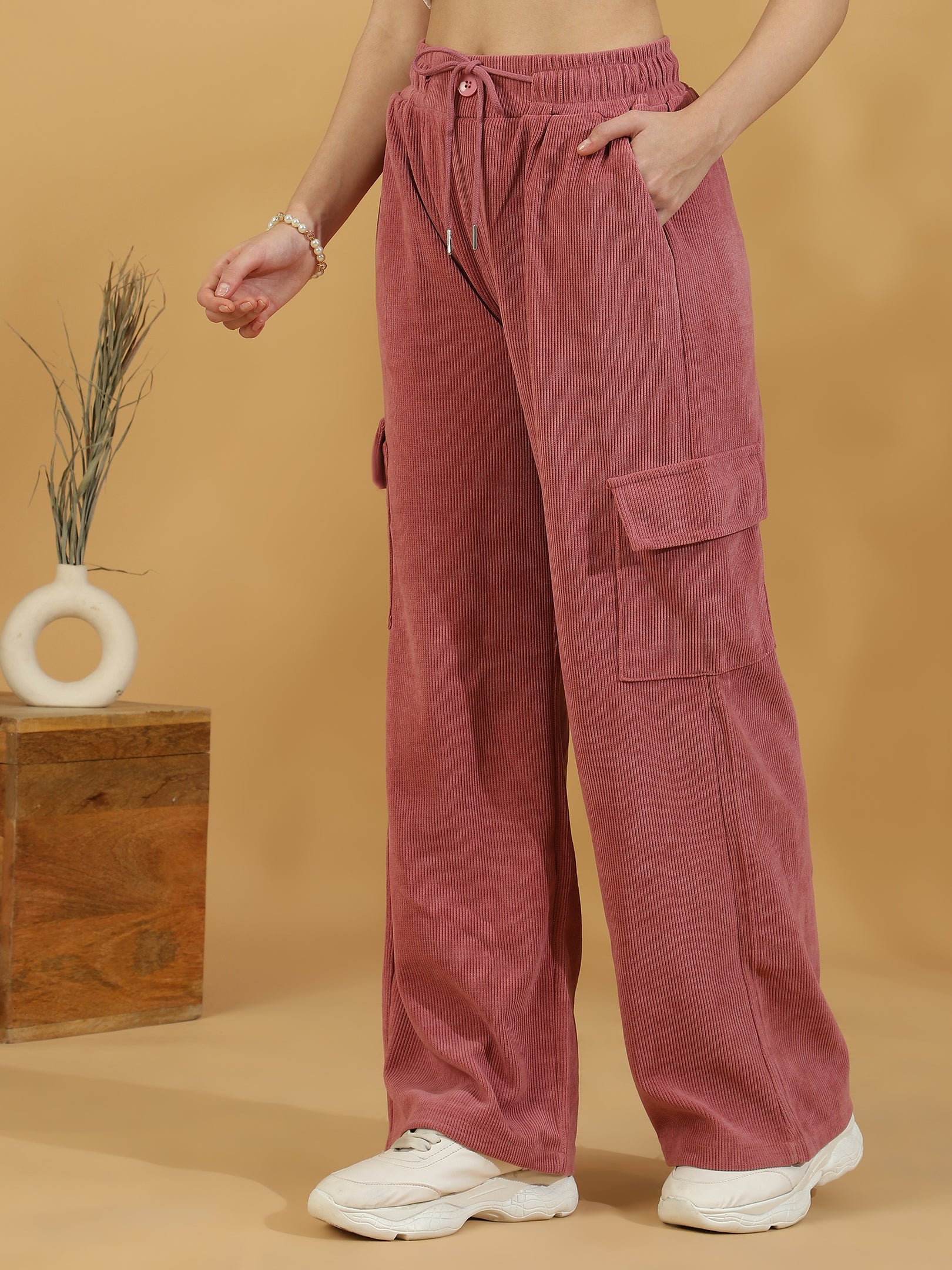 Corduroy Cargo (Pink)
