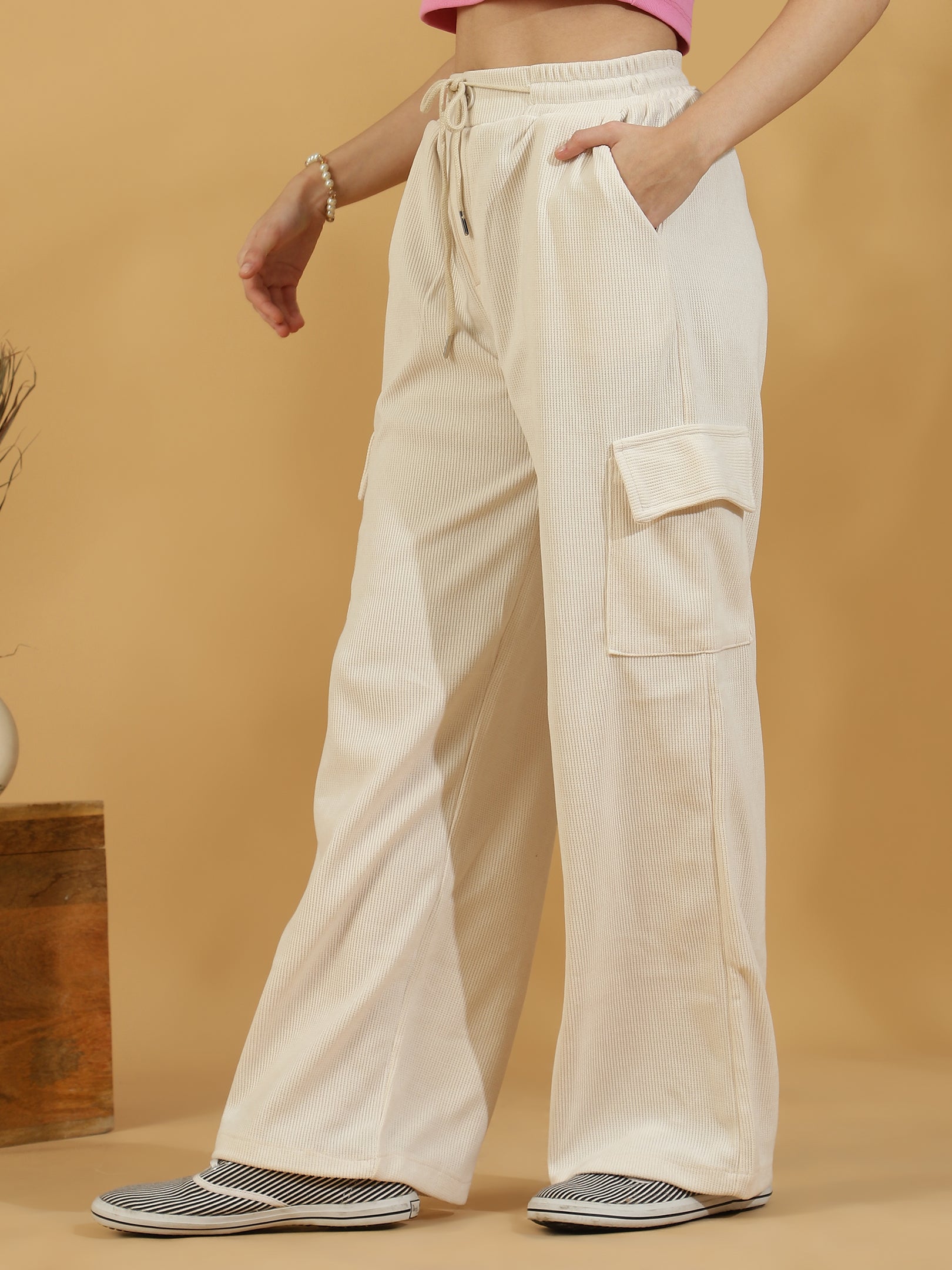 Corduroy Cargo (White)