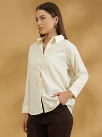Buttersoft Korean Shirt (Cream)