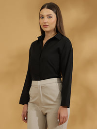 Buttersoft Korean Shirt (Black)