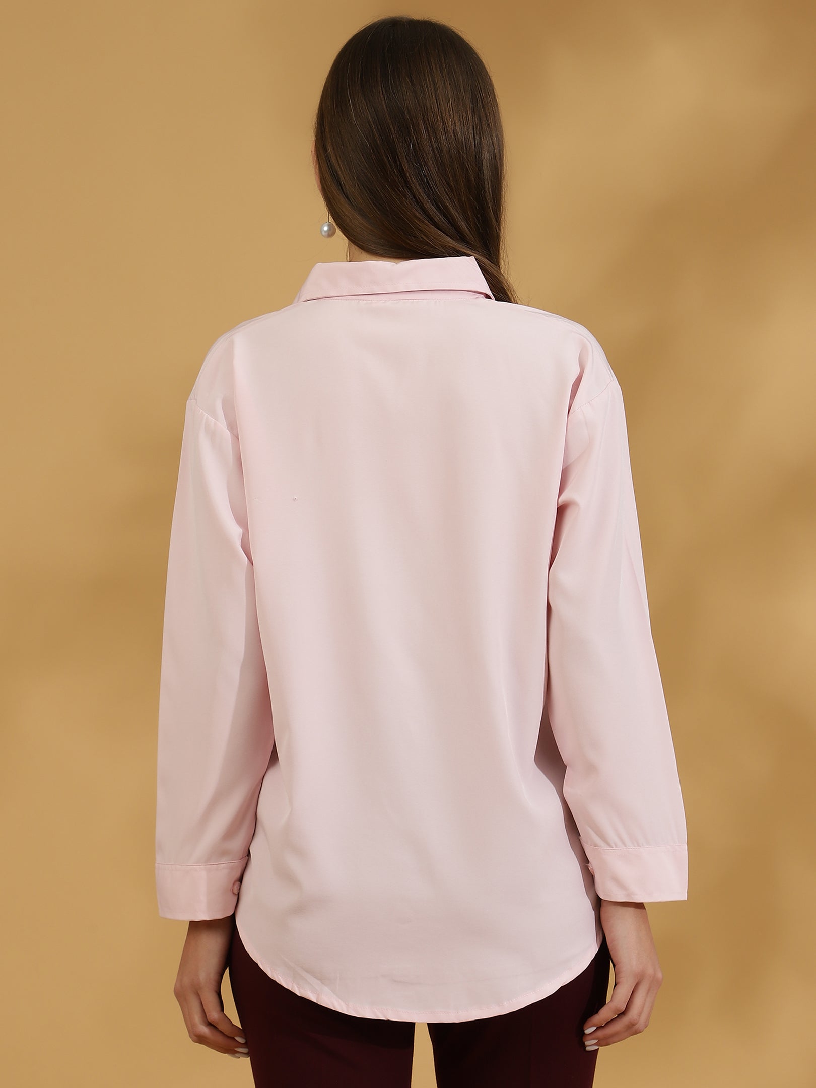 Buttersoft Korean Shirt (Baby Pink)