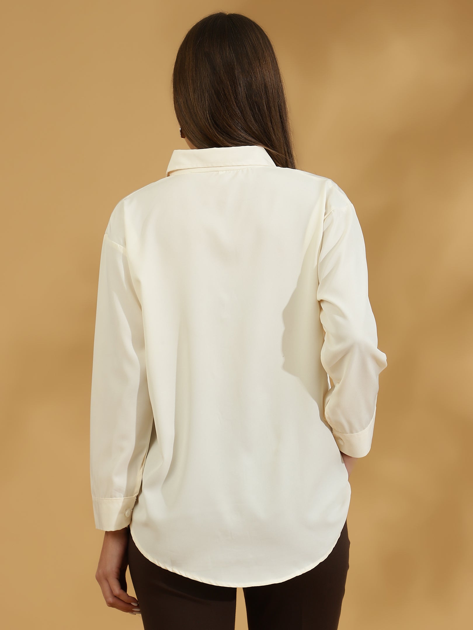 Buttersoft Korean Shirt (Cream)