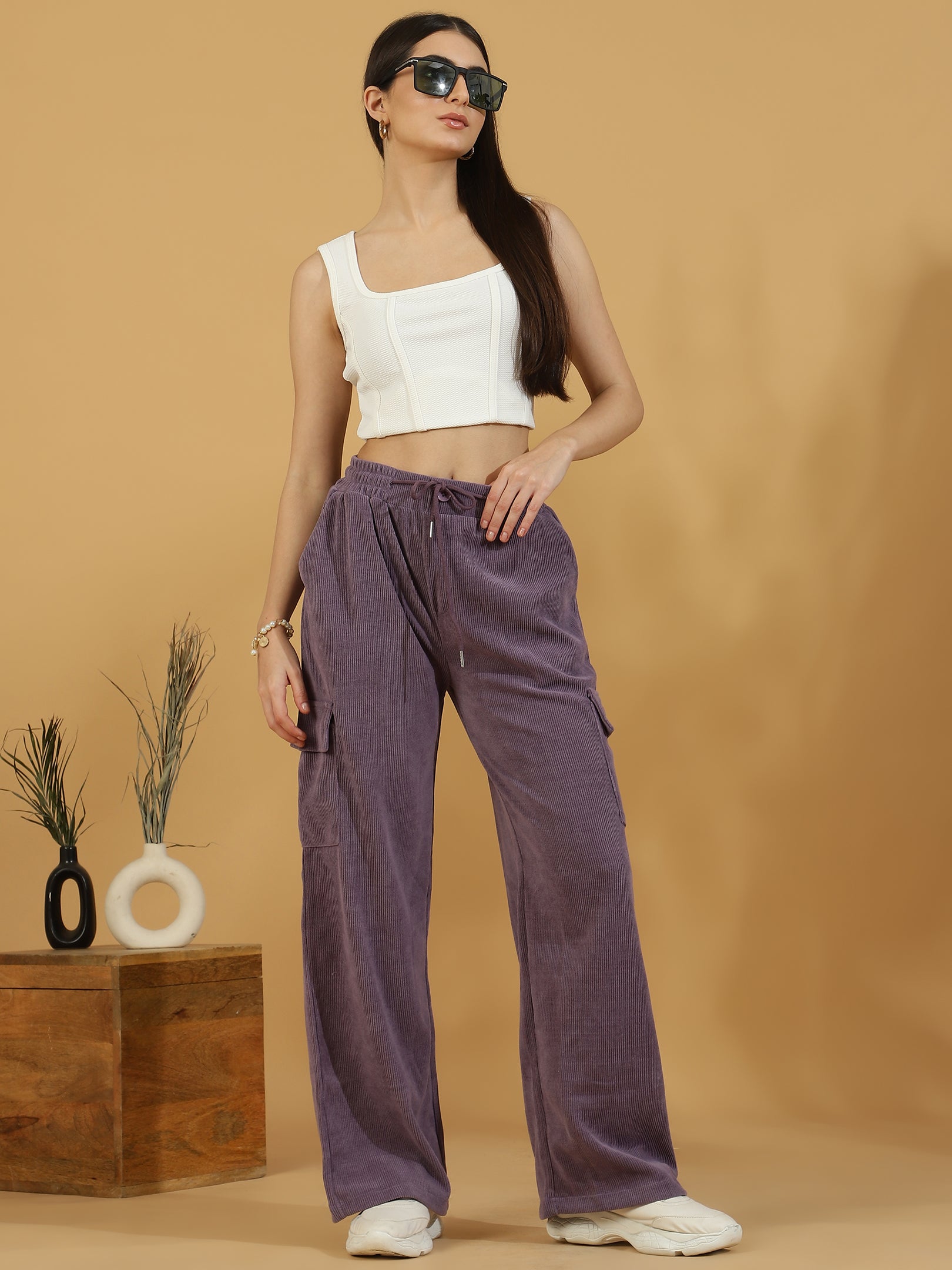 Corduroy Cargo (Purple)