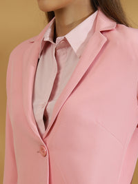 Tailored Elite Blazer (Baby Pink)