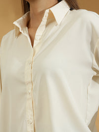 Buttersoft Korean Shirt (Cream)