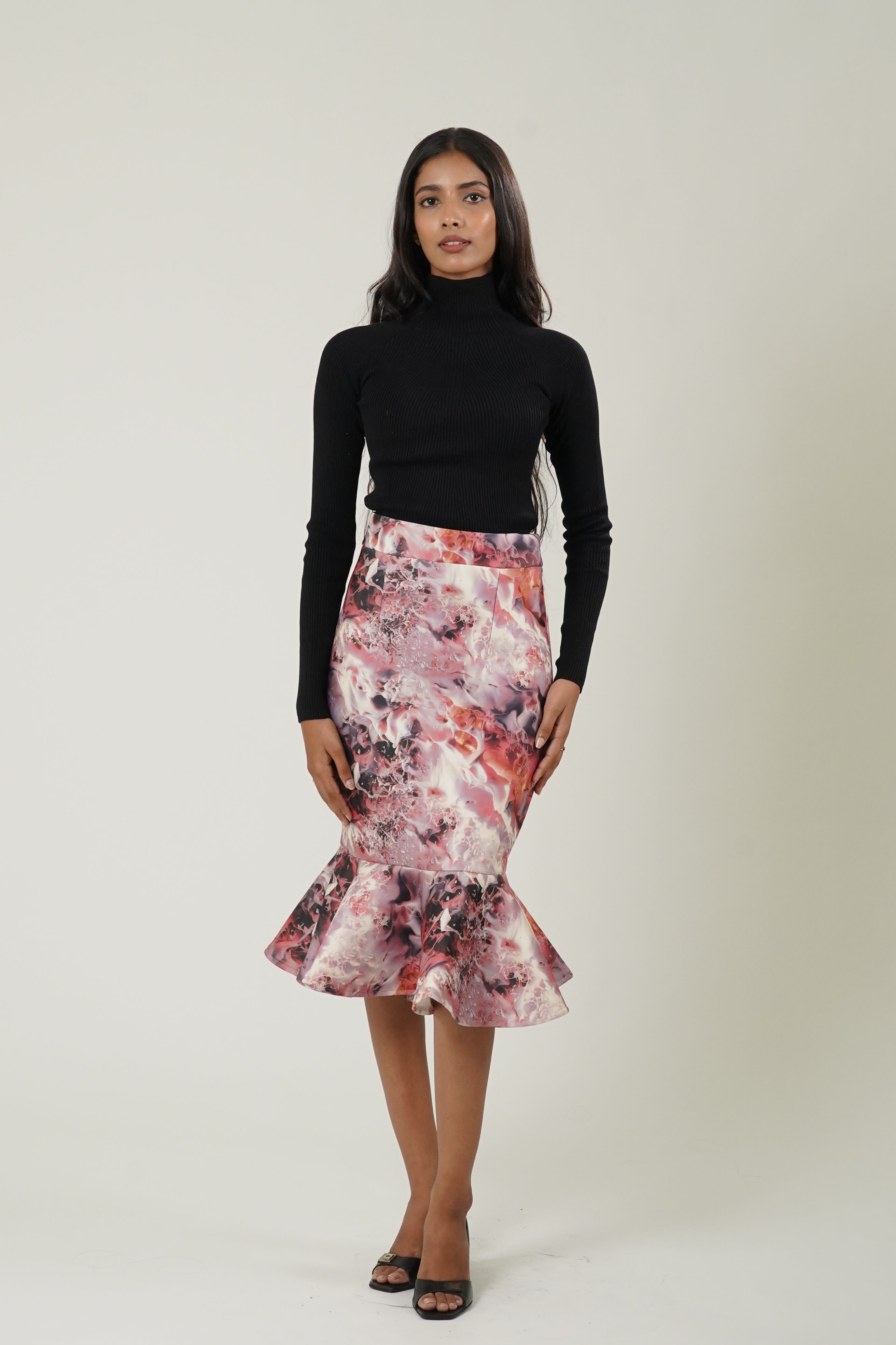 Tie & Dye Mermaid Scuba Skirts (Pink)