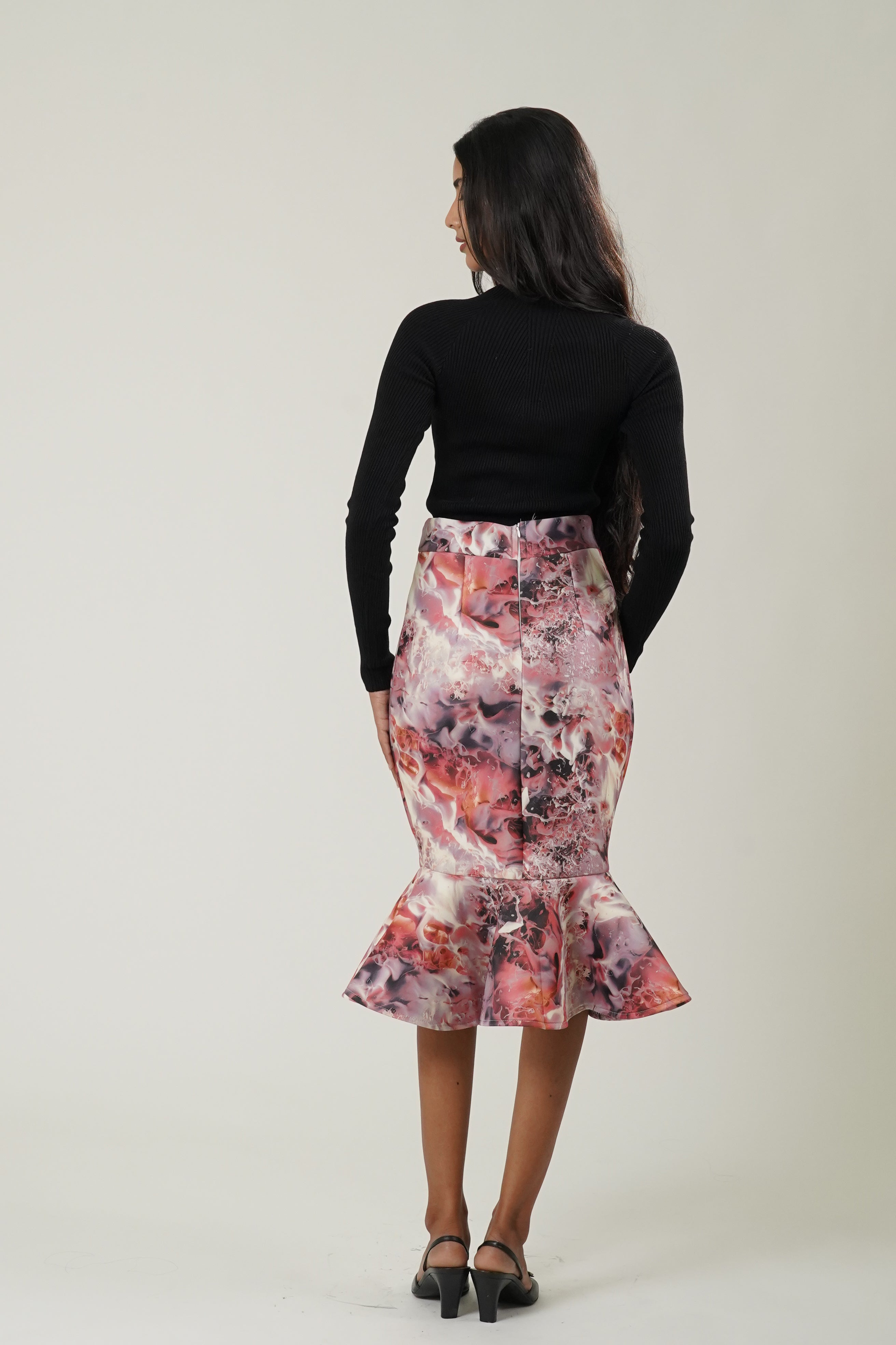 Tie & Dye Mermaid Scuba Skirts (Pink)