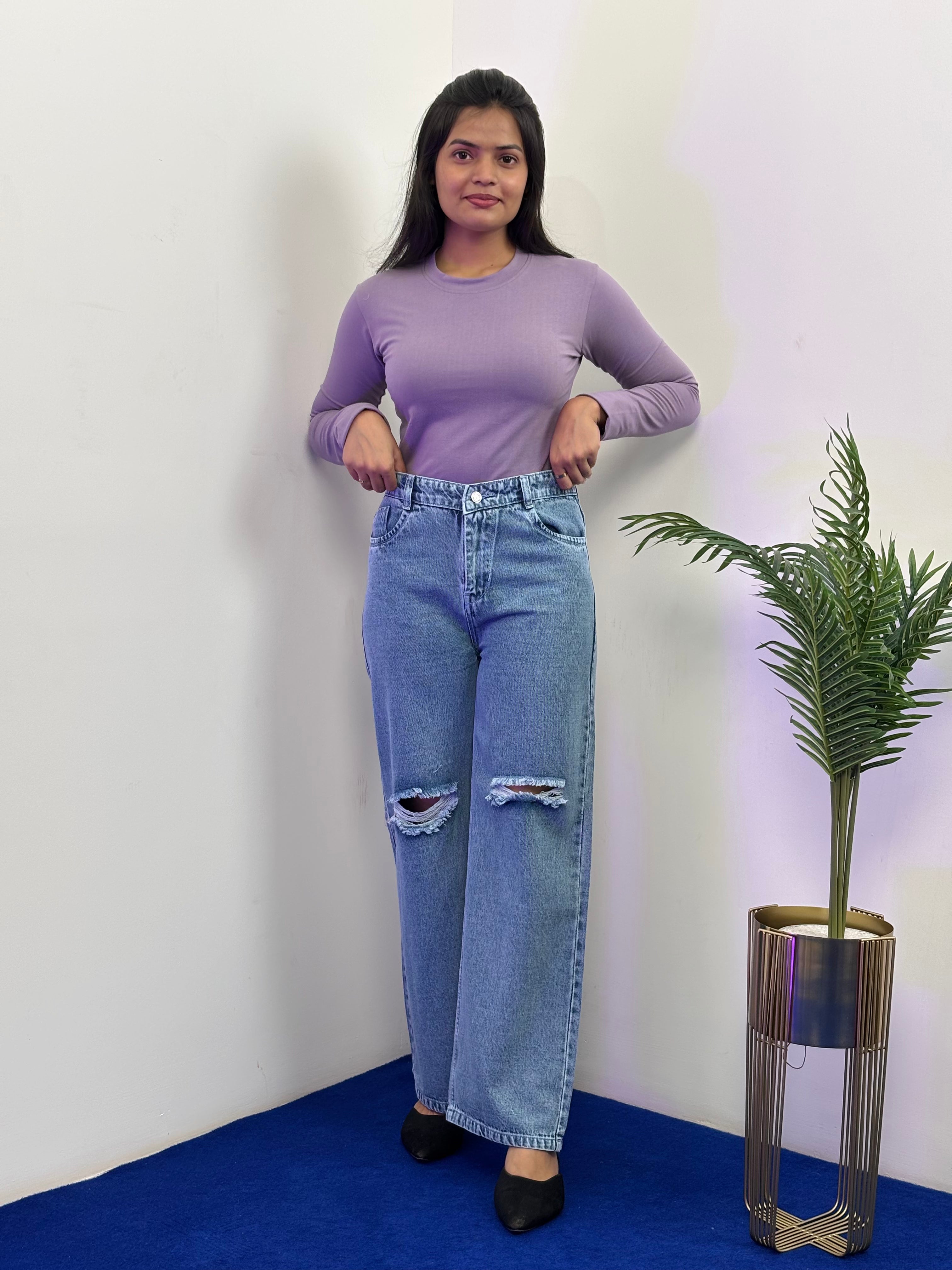 Full Sleeve T-Shirt (Purple)