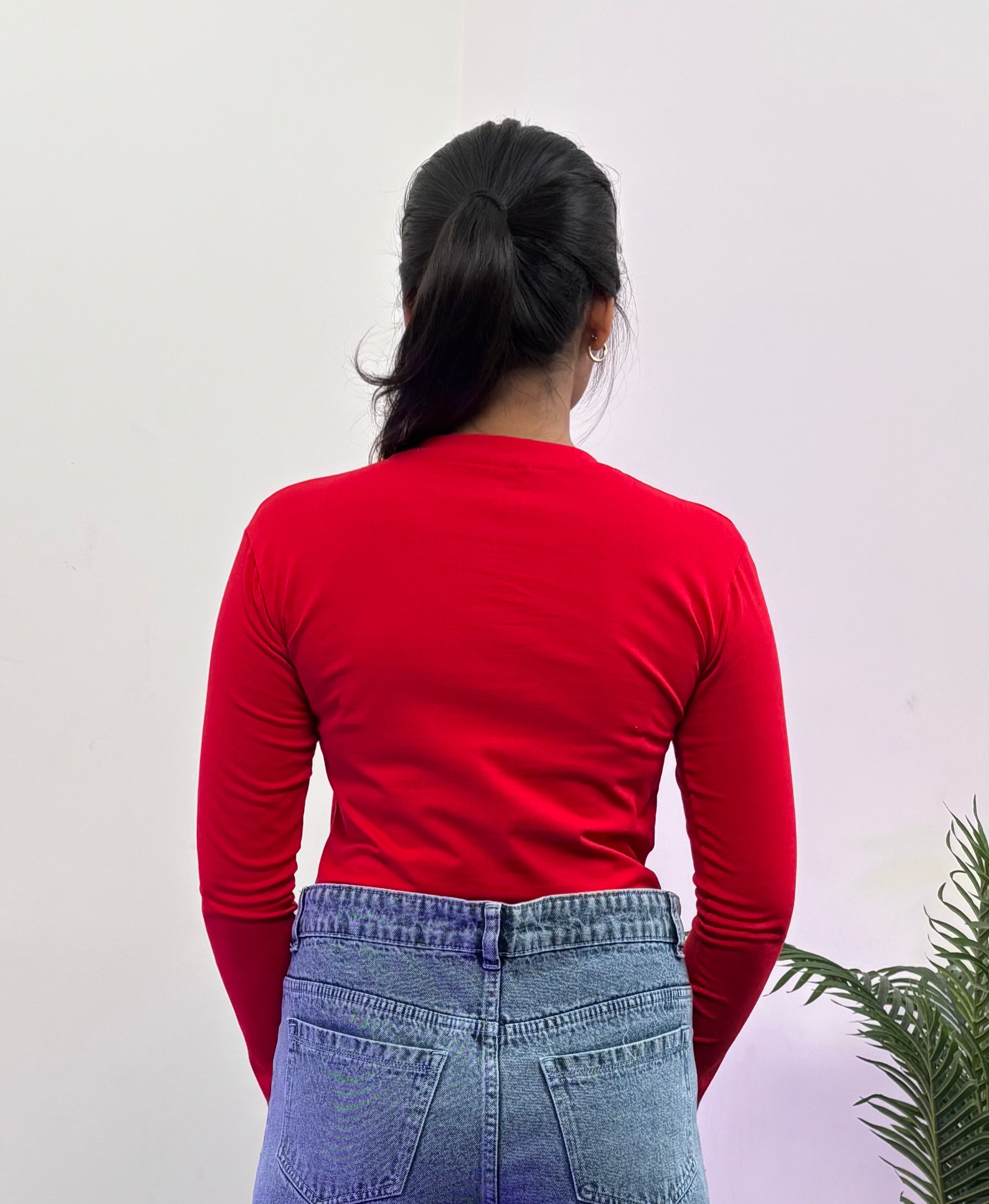 Full Sleeve T-Shirt (Red)