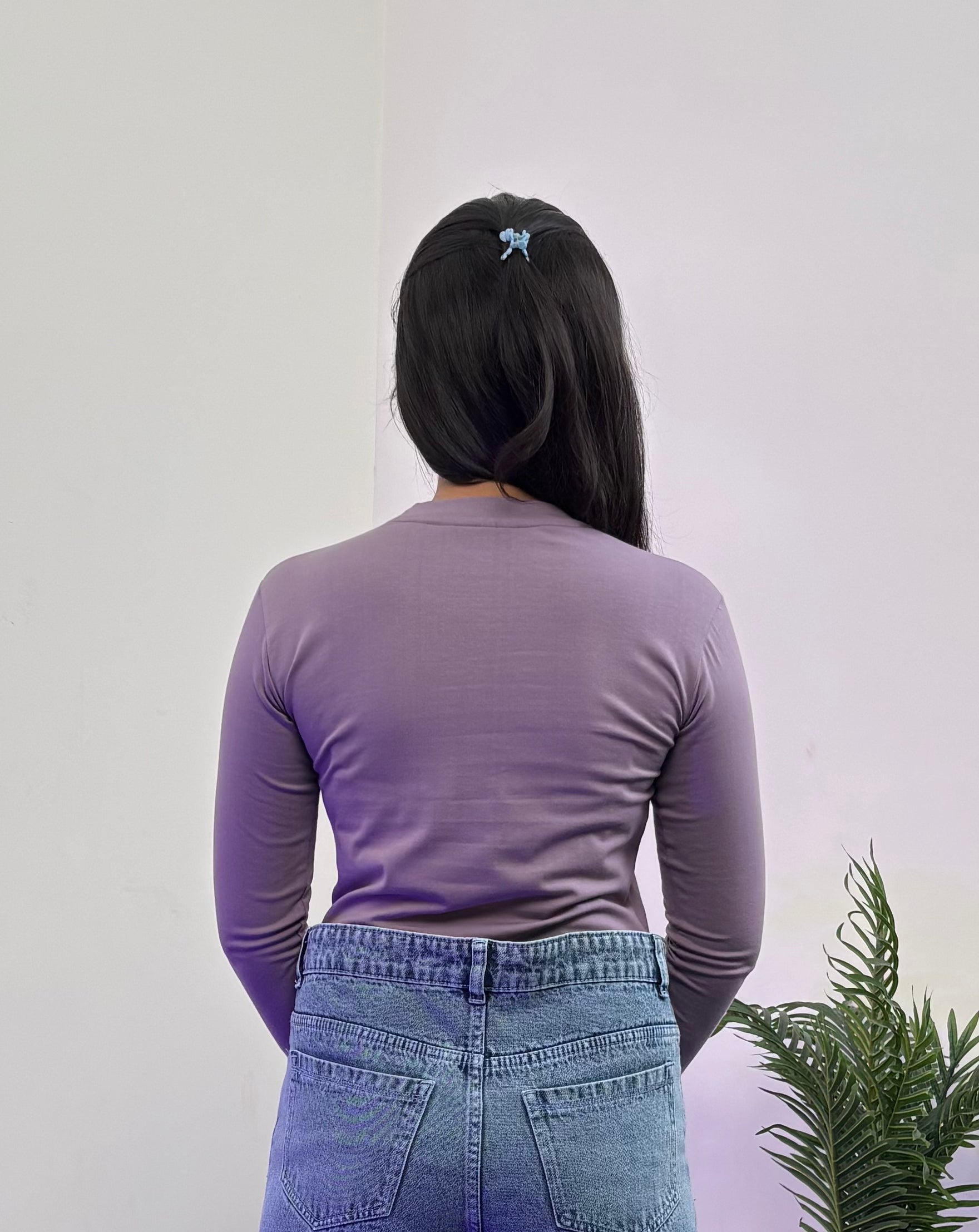 Full Sleeve T-Shirt (Purple)