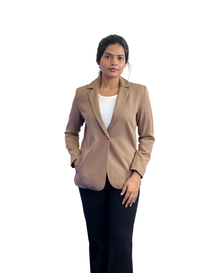 Tailored Elite Blazer (French Beige)