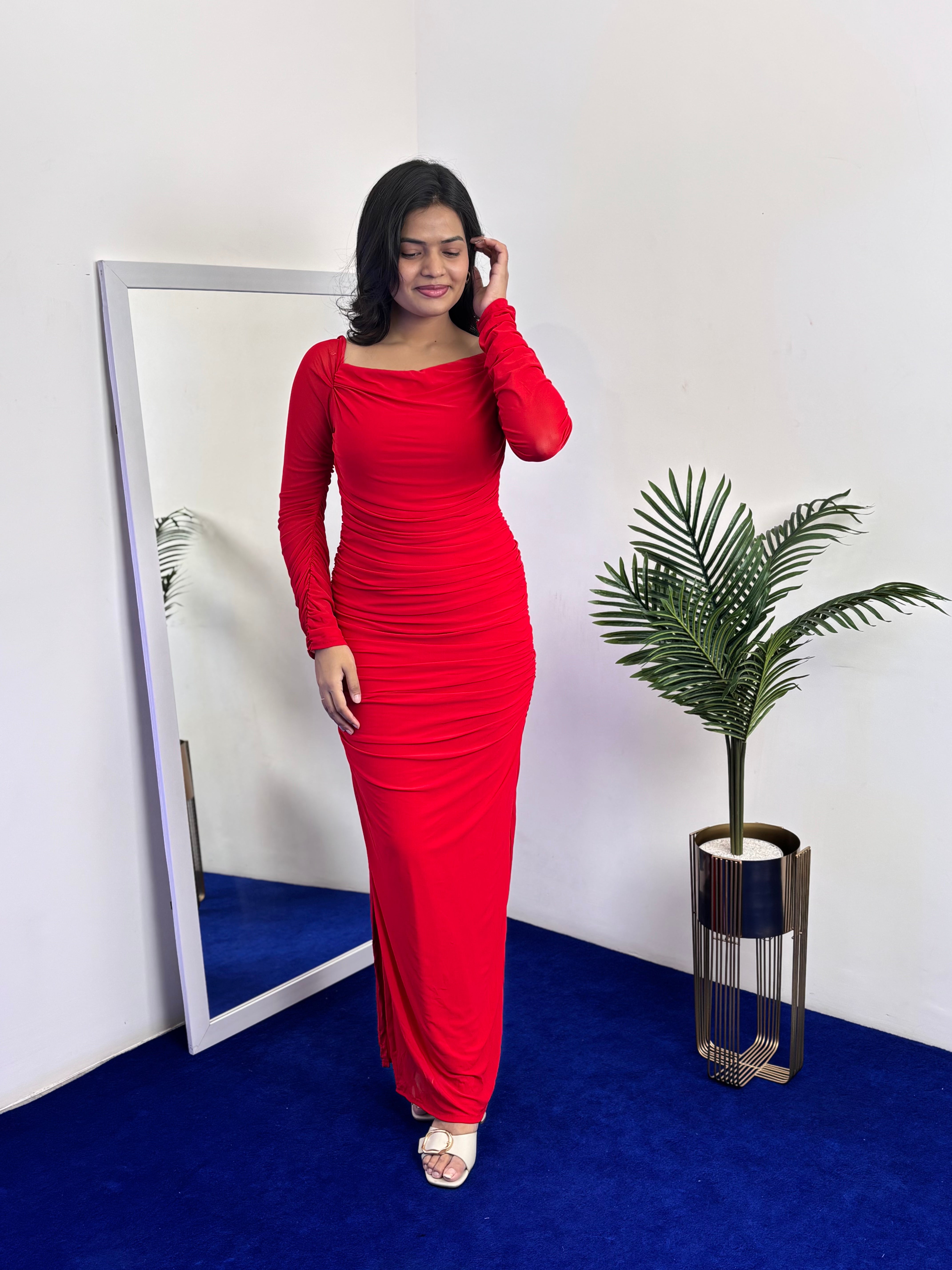 chennai ruched dress chennai #bodycon #dress #pinterest